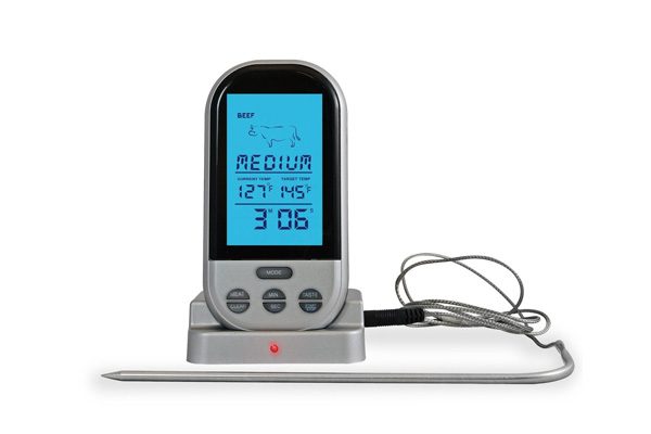 Wireless Digital BBQ Thermometer with Monitor Control